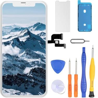 Imagem de LL TRADER Substituição de tela para iPhone Xs 14.7 cm LCD 3D Touch Screen Digitiser Display Assembly com kits de ferramentas de reparo 2024-FHD