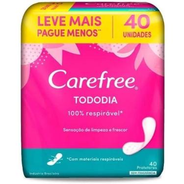 Imagem de Kit c/ 6 Protetor Diario Carefree Todo Dia Sem Perfume 40