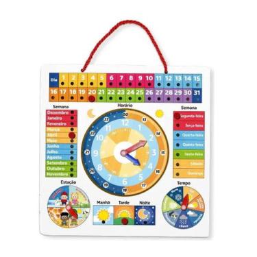 Imagem de Quadro Didático De Rotina Multiatividades Educativo Colorido - Dm Toys