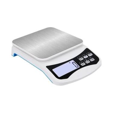 Imagem de Balança Digital De Cozinha Em Aço Inoxidável Com Display LCD 0.1g-5kg 