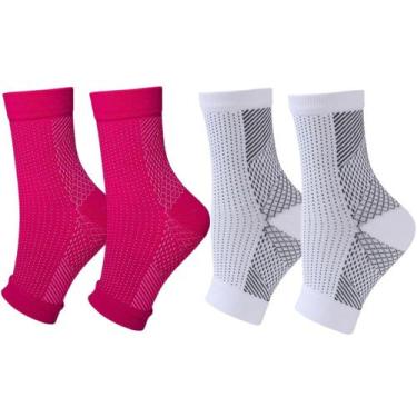 Imagem de Meias Compressão Unissex top  Alívio Para Fascite e Esporão - SWG, 40/