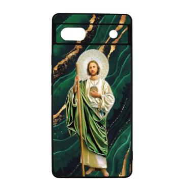 Imagem de qizjio San Judas Capa protetora à prova de choque para Google Pixel 6A