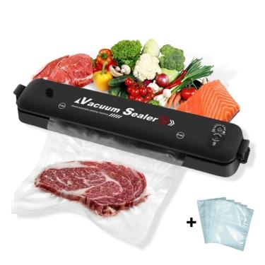 Imagem de Máquina seladora embalagem a vácuo doméstica alimentos