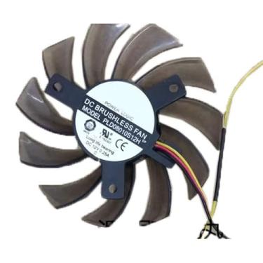 Imagem de Ventilador de refrigeração silencioso compatível com placa de vídeo para Gigabyte 8010 FAN PLD08010S12H DC 12V 0,25A 3 pinos 3 linhas novo