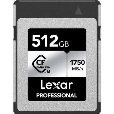 Imagem de Cartão Memória Lexar Cfexpress 512Gb Type B 1750Mb/S Silver