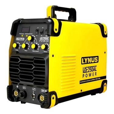 Imagem de Máquina De Solda Inverter Lynus Lis-250al Power Amarela E Preta 50hz-60hz