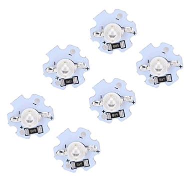 Imagem de Generic Chips de Led de Alta Potência 1w 200lm 5v Contas de Lâmpada para Luminárias Diy, Adequadas para Vários Produtos de Iluminação, Material de Alumínio, 25 Peças (Luz Azul)