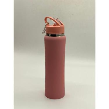 Imagem de Garrafa Térmica MS-924 700ml com Chaveiro - Pinpin, Rosa
