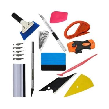 Imagem de Kit De Ferramentas Para Instalação De Película Automotiva: Espátula De