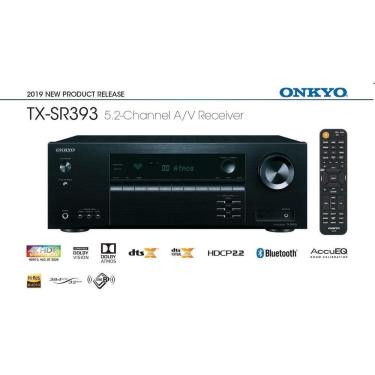 Imagem de Amplificador Home Theater Onkyo Tx393 5.2 Bluetooth 80W 4K