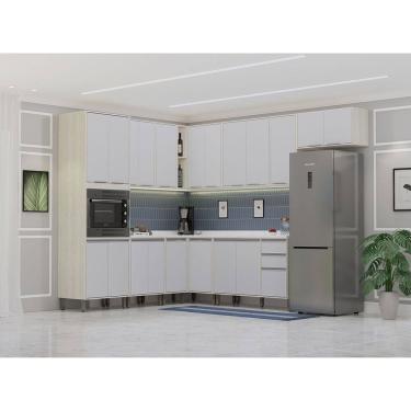 Imagem de Cozinha Modulada Completa 10 Pecas com Tampo Art Luciane Moveis