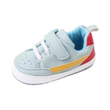 Imagem de Sapatos unissex primeiro passo para bebê, sola macia, casual, prewalki