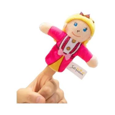 Imagem de Fantoches De Mão De Pelúcia De Contos De Fadas Príncipe E Princesa, Fa