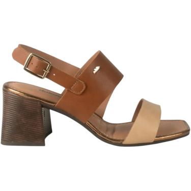 Imagem de Sandália Feminina Casual Social Dia a Dia Passeio Trabalho Salto Médio Grosso Conforto Dakota Y9192