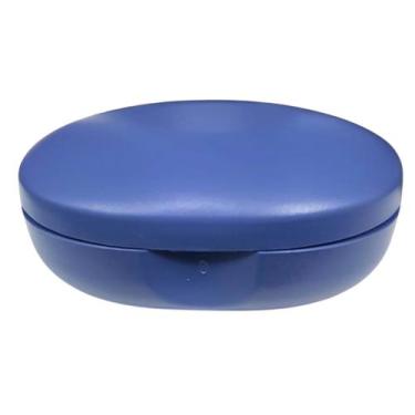 Imagem de Porta Sabonete C/ Tampa Abre/Fecha Portátil Suporte Plástico P/ Lavabo