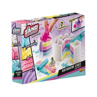 Imagem de Massinha Areia Arts and Crafts Rainbow Cake - Fun com Acessórios