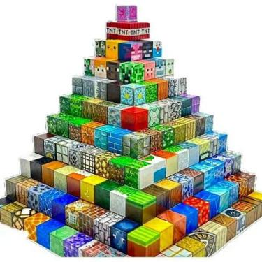 Imagem de Blocos de Montar Magnéticos 240 Peças, com 4 Personagens Especiais, Mu