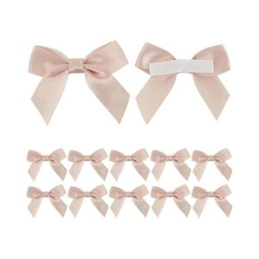 Imagem de Laço Artesanal Com Adesivo Para Caixa De Presente De Natal, Decoração 