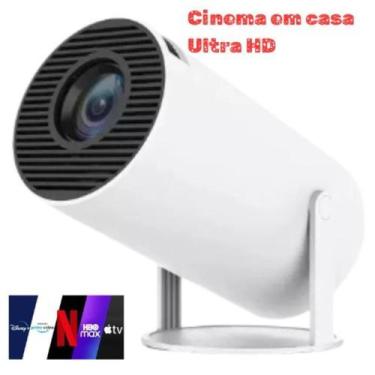 Imagem de Mini Projetor Ultra HD  Ideal para Filmes e Séries - Projetor Portátil