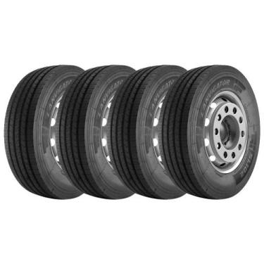 Imagem de KIT 4 Pneus Lanvigator SL102 295/80 R22.5 Aro 22.5 154/149M 18PR Liso