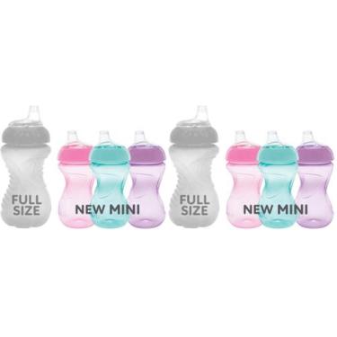 Imagem de Copo de Treinamento Nuby Mini Gripper Silicone Macio 180 ml Kit com 6