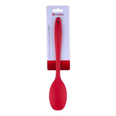 Imagem de Espátula Colher Silicone Spicy Cazza Vermelha