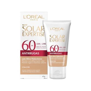 Imagem de L'Oréal Expertise Antirrugas Protetor Solar Facial com Cor FPS60 40g -
