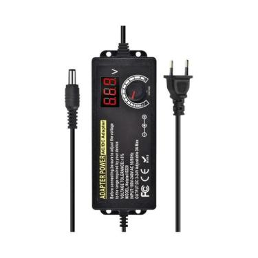 Imagem de Fonte De Alimentação AC-DC Ajustável 3V-24V-3A Com Plugue EUA/UE E Cli