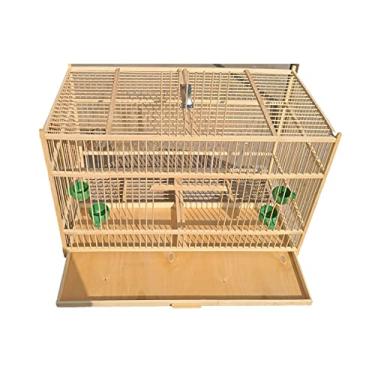 Imagem de KIZQYN Gaiolas Gaiola de Pássaros 50 cm Artesanal Folclórico Chinês Tradicional Produto para Animais de Estimação Gaiola de Voo