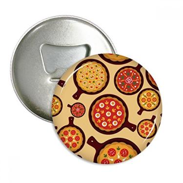 Imagem de Pizza Italy Tomate Foods Peppers abridor de garrafas ímã de geladeira emblema multifuncional