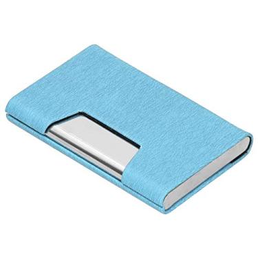 Imagem de Compra Maluca Carteira de cartão de visita, suporte de cartão leve e elegante para a indústria doméstica(azul, 336#)