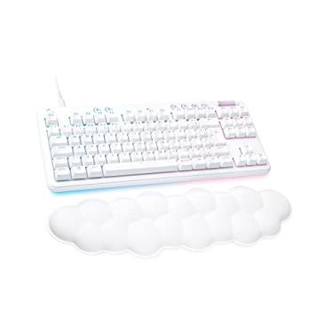 Imagem de Teclado Mecânico Gamer Logitech G713 RGB LIGHTSYNC Com Switch GX Brown Tactile, Apoio para Mãos em Formato de Nuvem, Compatível Com PC e Mac, Layout ABNT