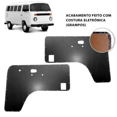 Imagem de Forro de porta dianteira kombi 98 em diante cinza