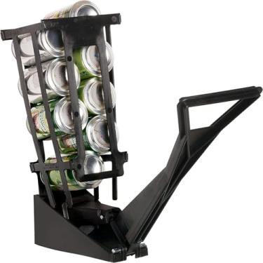 Imagem de Triturador de latas de metal com braço de alavanca, triturador de latas de bebidas montado na parede, durável para água mineral de alumínio, refrigerantes, latas de cerveja e garrafas