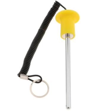 Imagem de Dynwave Pino de pilha de peso, acessórios de substituição, equipamento de exercício, pino seletor de aço inoxidável portátil, Amarelo 10x105mm