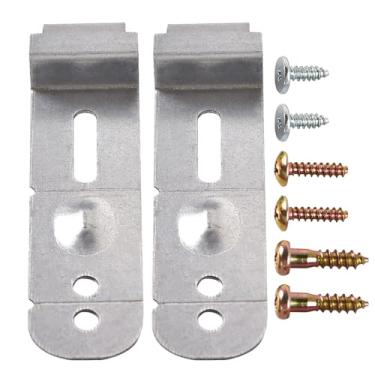 Imagem de Kit de montagem e instalação de lava-louças DD94-01002A para máquinas de lavar louça Samsung, os suportes de substituição incluem 2 suportes de montagem e 6 parafusos de montagem substitui AP4450818,