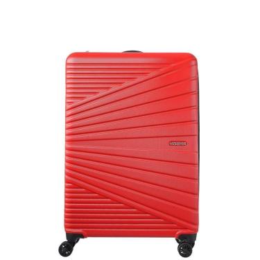 Imagem de Mala De Bordo Pequena Viagem Exp Abs American Tourister Samsonite Recife Tsa Rodas Duplas Vermelho P