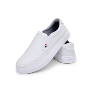 Imagem de Sapatenis Tênis Masculino Casual Iate Slip On Mocassim Leve Confortáve