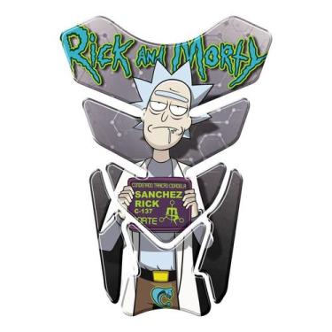 Imagem de Protetor De Tanque Adesivo Moto Rick and Morty - Teu Adesivo, Verde