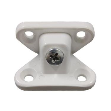 Imagem de 10 Cantoneira Plástica Inteligente 4 Furos Fixação Móveis - Desicon