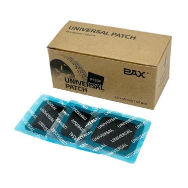 Imagem de PAX 50 peças de remendos de reparo de pneus e tubos universais quadrados de 45 x 45 mm, para pneus radiais e polarizados em motocicletas, automóveis, caminhões, veículos agrícolas, BMX, ATVs,