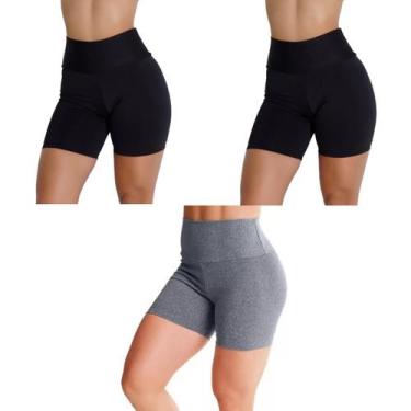 Imagem de Kit 3 Short Suplex Academia Fitness Legging  Corrida Natação - LMP Con