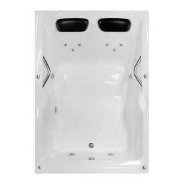 Imagem de Banheira Dupla Franca COMPLETA com hidro em acrílico - Brasil Banheira