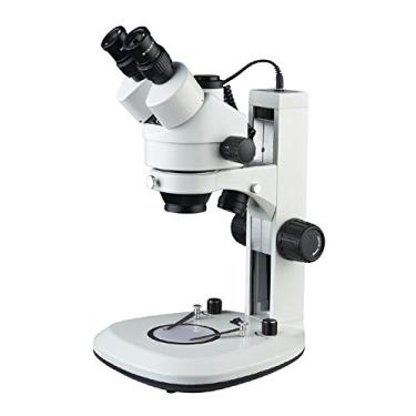 Imagem de Jenco Microscópio binocular com zoom estéreo DG6-2L 7-45X, iluminação LED superior e inferior, 10 peças de olho