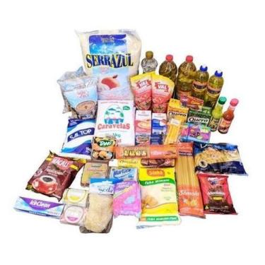 Imagem de Cesta Básica Completa 50 Itens Produtos Limpeza Econômica - Higipack