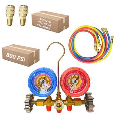 Imagem de Manifold Importado Alta Precisão até 800PSI R22 R410A R32 - VM