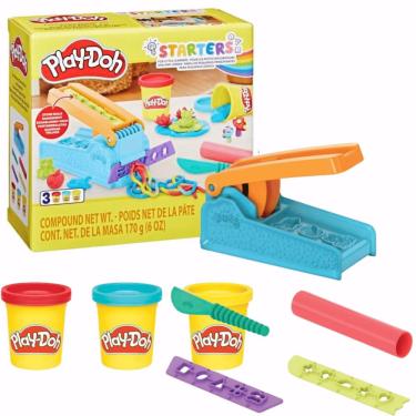 Imagem de Play-Doh Massa de Modelar Fábrica Divertida Kit 3 Potes