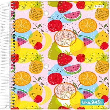 Imagem de Jandaia Caderno Universitário Espiral 320 Folhas 20 Matérias Capa Dura Stella 21x28 cm