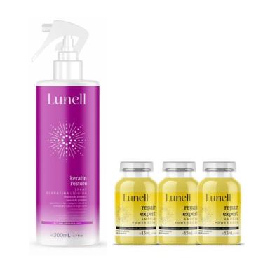 Imagem de Kit Reconstrução Power Restore Lunell (4 Produtos)