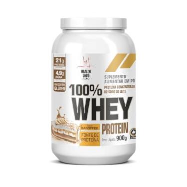 Imagem de 100% Whey Protein 900g Banoffee - Health Labs